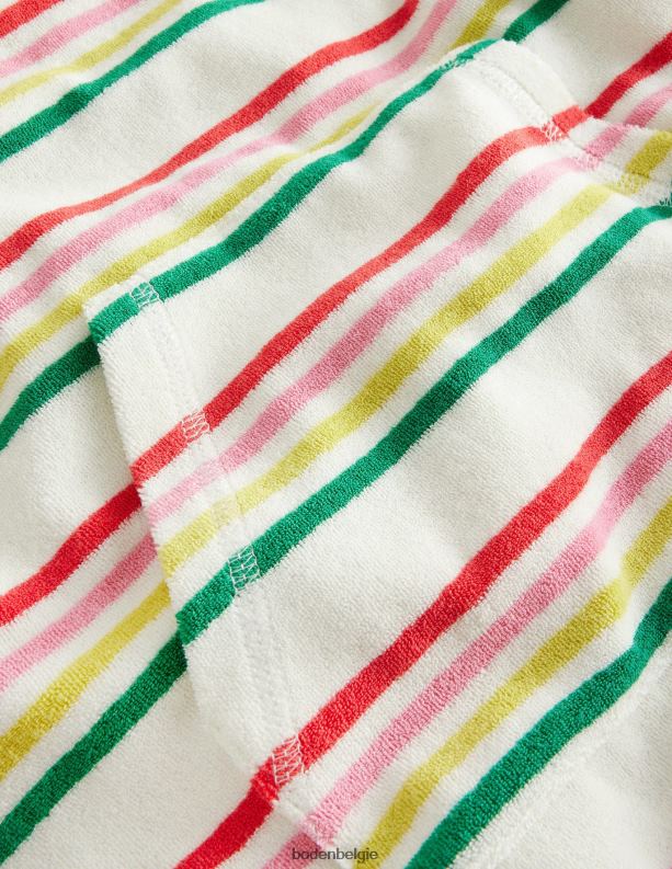 Patroon badstof strandjurk Boden X8VRNV476 kleding Baby meerdere strepen