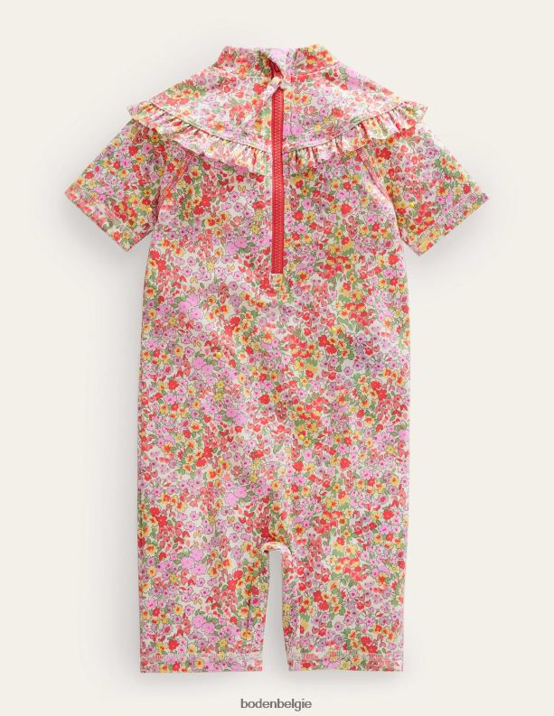 surfpak met ruches Boden X8VRNV3428 kleding Baby multi lente bloemen