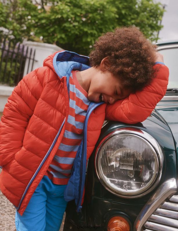 opvouwbaar gewatteerd jack Boden X8VRNV546 kleding Baby rood