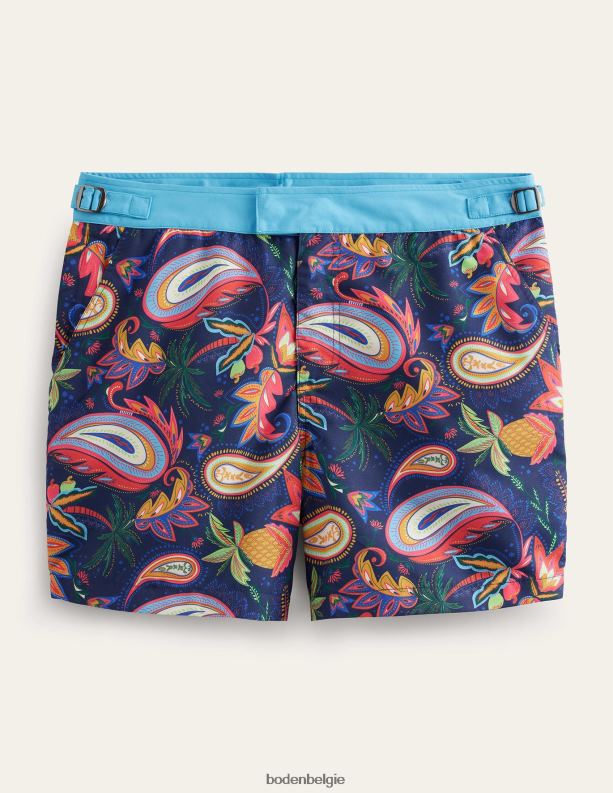 Zwemshort met vaste taille Boden X8VRNV3566 kleding Heren multi ananas paisley