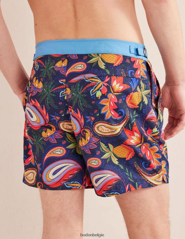 Zwemshort met vaste taille Boden X8VRNV3566 kleding Heren multi ananas paisley