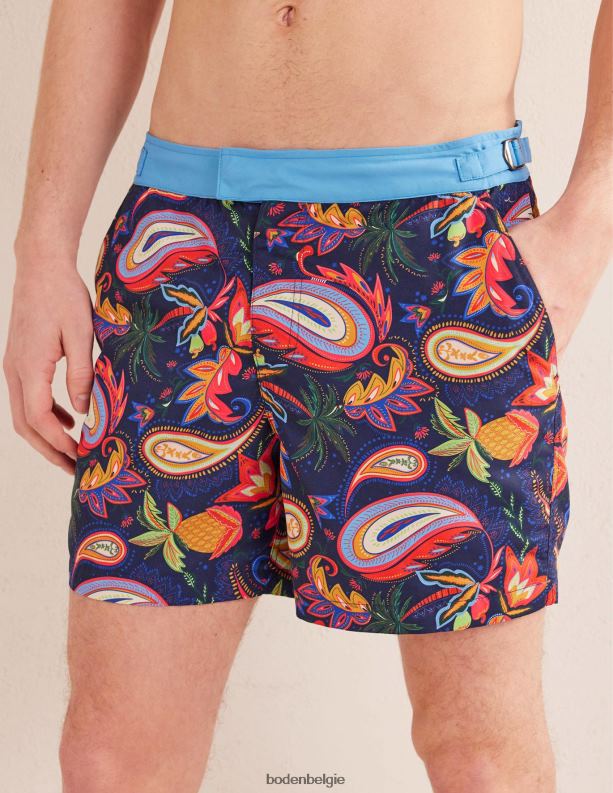 Zwemshort met vaste taille Boden X8VRNV3566 kleding Heren multi ananas paisley