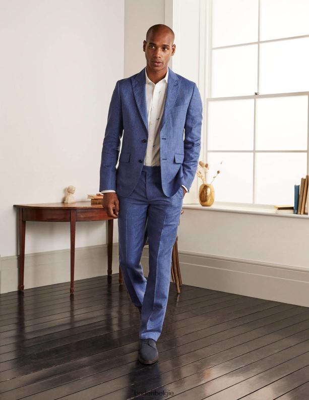 Cavenham linnenmix broek Boden X8VRNV3594 kleding Heren blues po