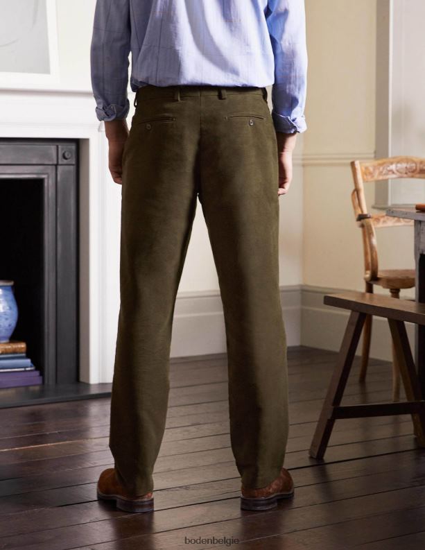 Lothbury moleskin broek Boden X8VRNV3605 kleding Heren olijfgroen