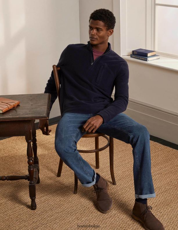 jeans met rechte pijpen Boden X8VRNV3579 kleding Heren midden spoeling