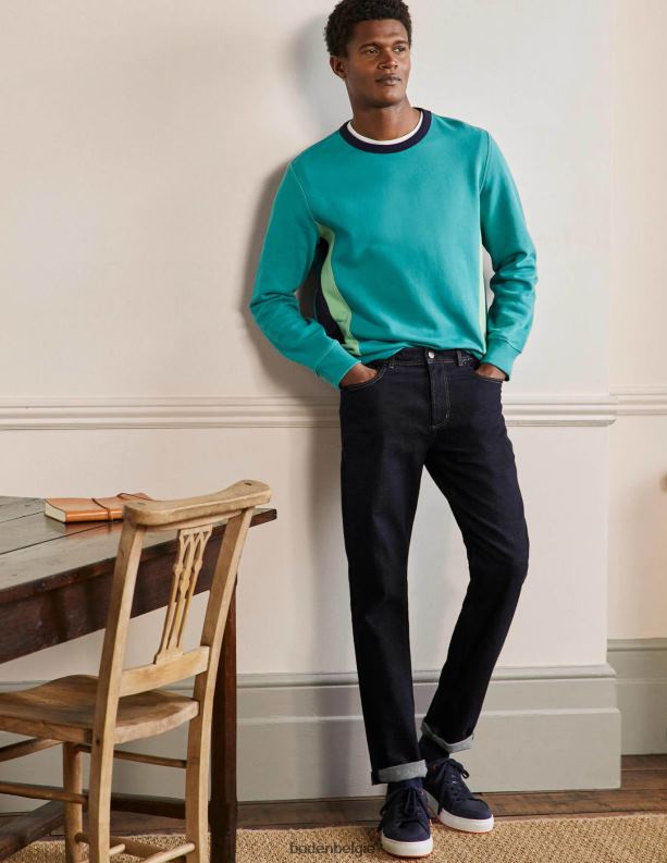 jeans met smalle pijpen Boden X8VRNV3612 kleding Heren donkere spoeldenim