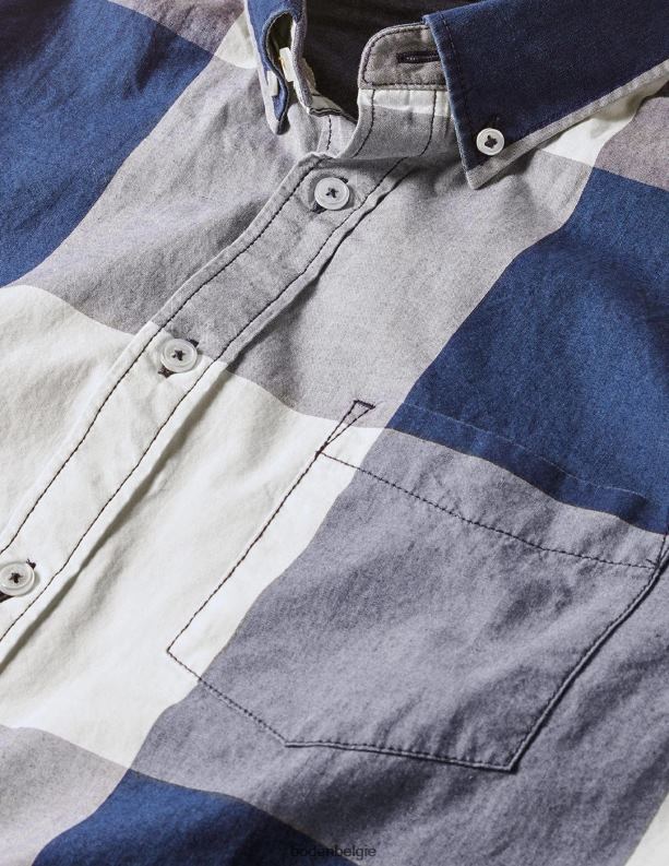 casual geruit overhemd Boden X8VRNV3595 kleding Heren indigo gingham
