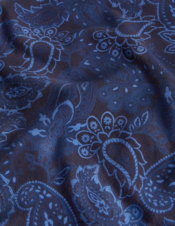 bedrukt sweatshirt Boden X8VRNV3574 kleding Heren blauw paisley