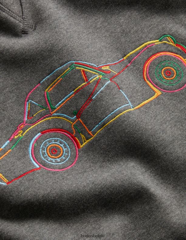 superzachte trui Boden X8VRNV3593 kleding Heren houtskool mergel/auto