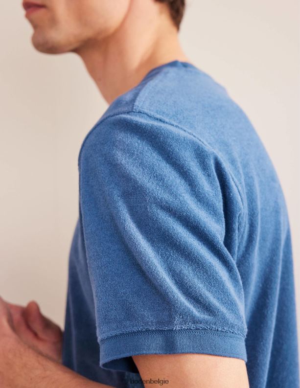 badstof t-shirt Boden X8VRNV3565 kleding Heren echte marine