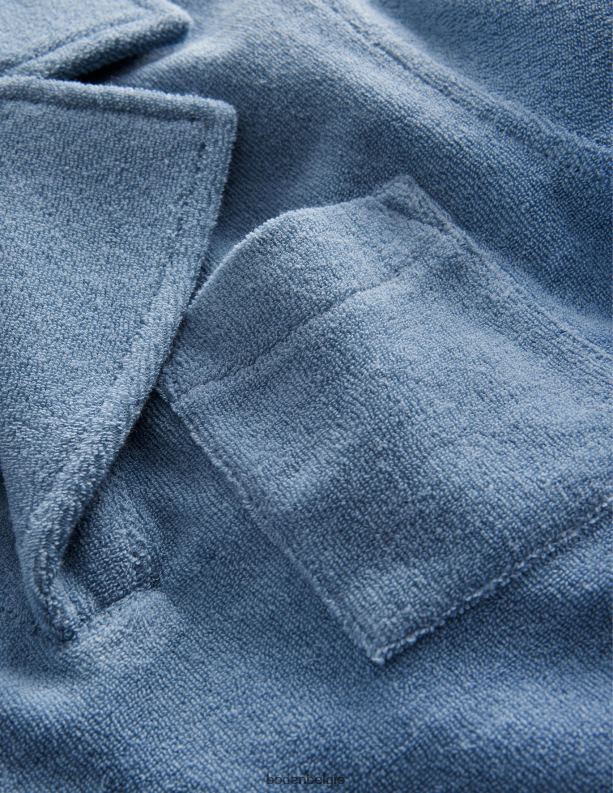 badstof polo Boden X8VRNV871 kleding jongens kiezel blauw