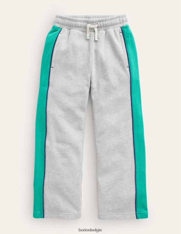 joggingbroek met wijde pijpen Boden X8VRNV896 kleding jongens grijze mergel