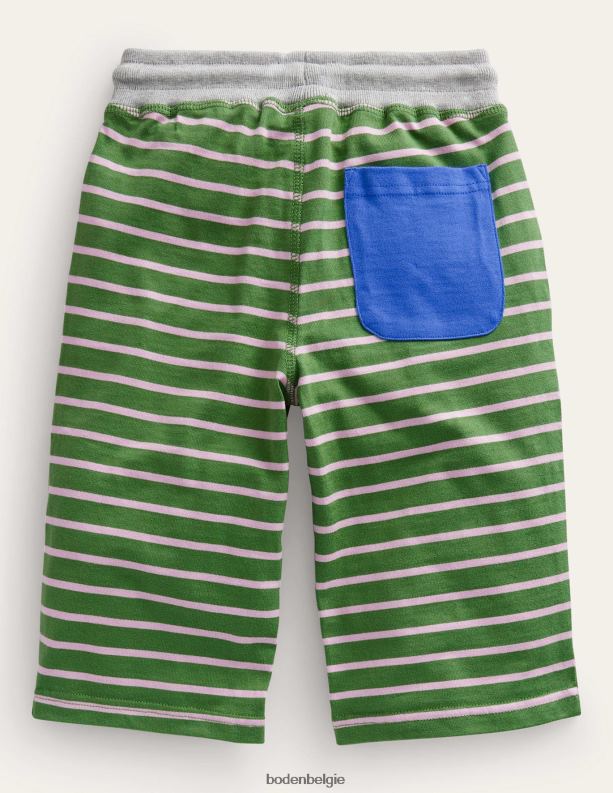 jersey zakjes Boden X8VRNV774 kleding jongens safarigroen/fransroze