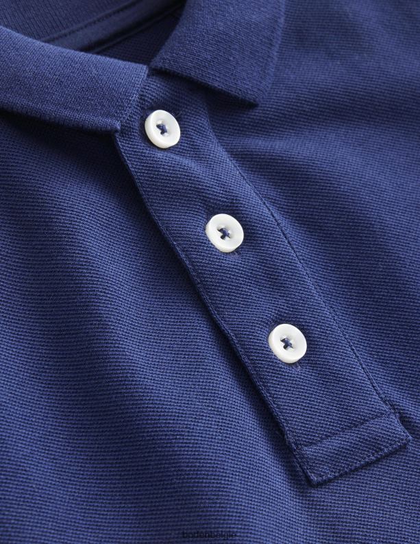 piqué poloshirt Boden X8VRNV893 kleding jongens universiteit marine