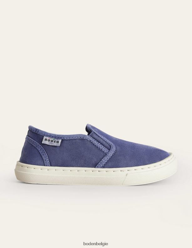 canvas slip-ons Boden X8VRNV919 schoenen jongens universiteit marine