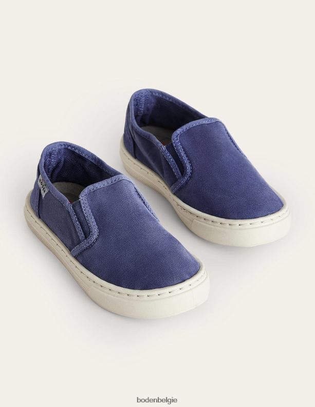 canvas slip-ons Boden X8VRNV919 schoenen jongens universiteit marine