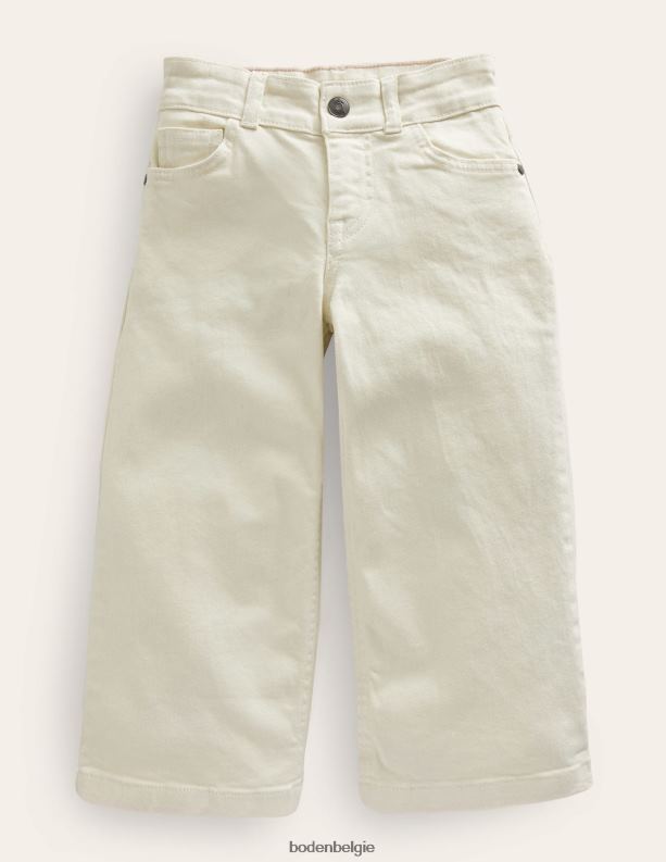 Flare jeans met rechte pijpen Boden X8VRNV3192 kleding meisjes ecru