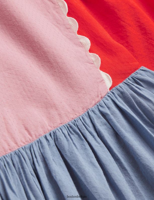 gelaagde schelpjurk Boden X8VRNV749 kleding meisjes multi