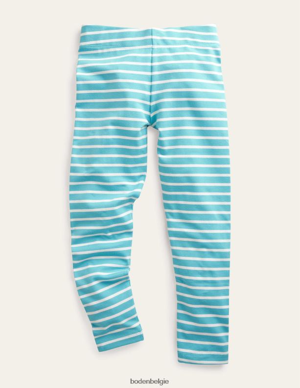 leuke legging Boden X8VRNV2919 kleding meisjes aquablauw/ivoor