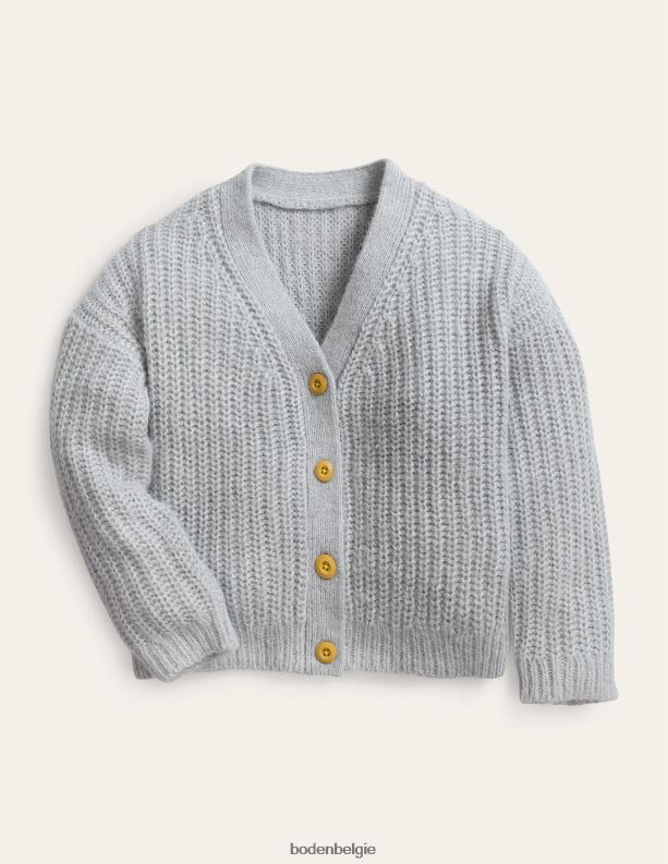 pluizig vest Boden X8VRNV3044 kleding meisjes splinter mergel