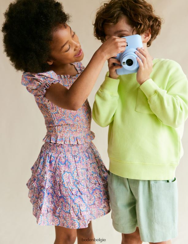 superzachte trui Boden X8VRNV2971 kleding meisjes Neon Geel