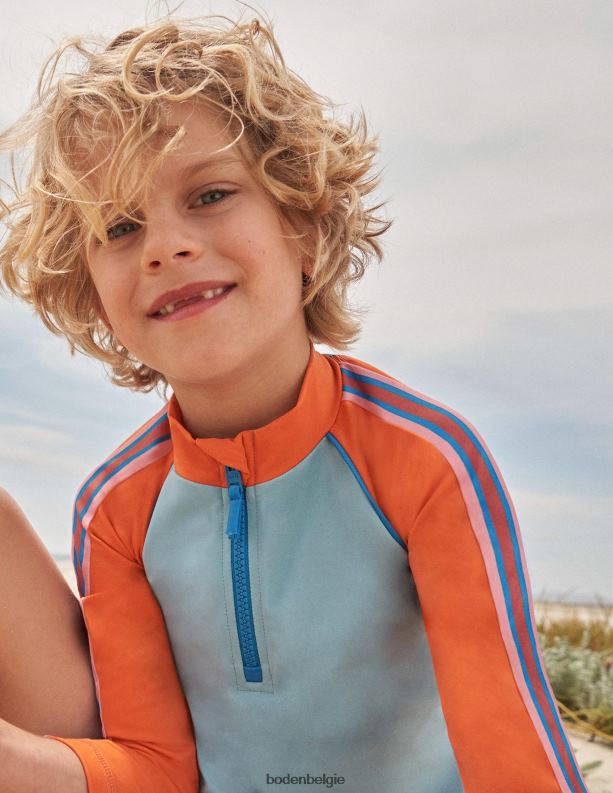 uitslagvest met halve ritssluiting Boden X8VRNV3067 kleding meisjes toermalijn
