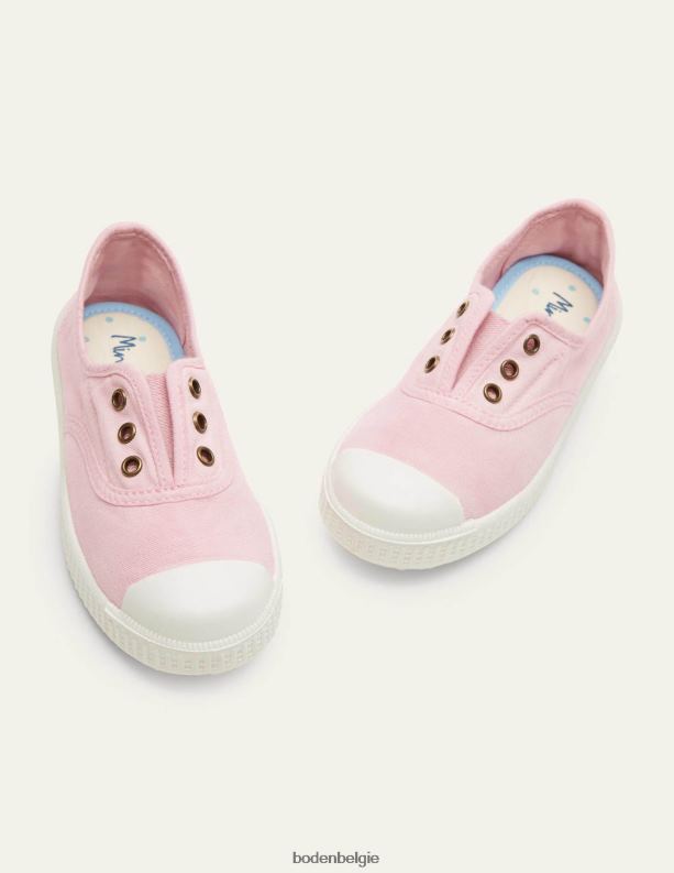 veterloze canvas pull-ons Boden X8VRNV832 schoenen meisjes roze