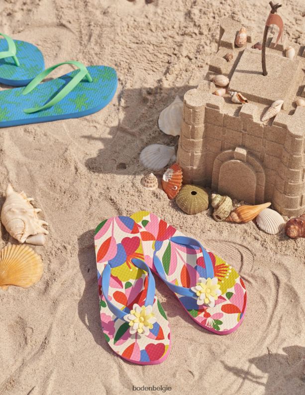 slippers Boden X8VRNV822 schoenen meisjes multi bloemig