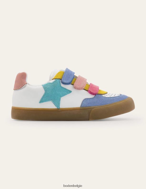 leren lage topjes Boden X8VRNV825 schoenen meisjes multipastel