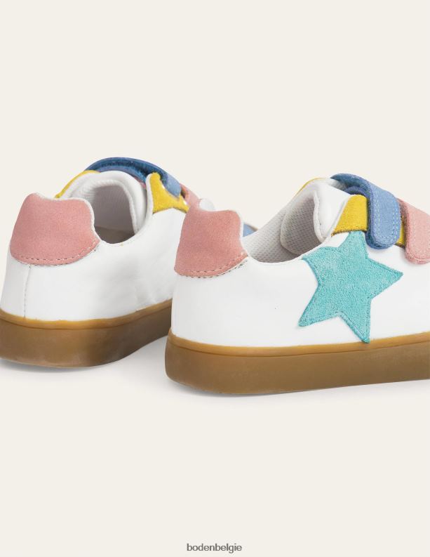 leren lage topjes Boden X8VRNV825 schoenen meisjes multipastel