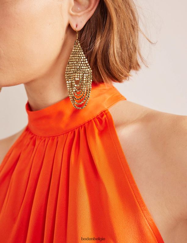 oorbellen met kralenlaag Boden X8VRNV2367 accessoire vrouwen goud