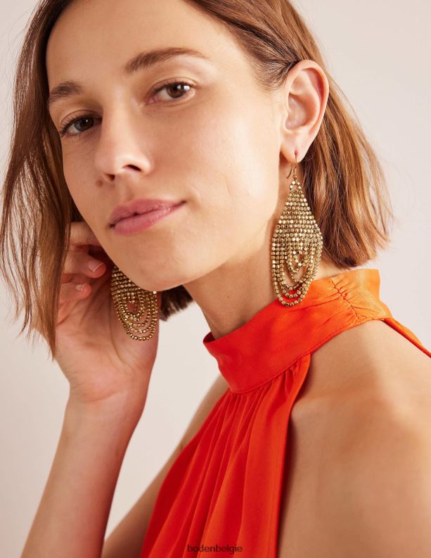 oorbellen met kralenlaag Boden X8VRNV2367 accessoire vrouwen goud