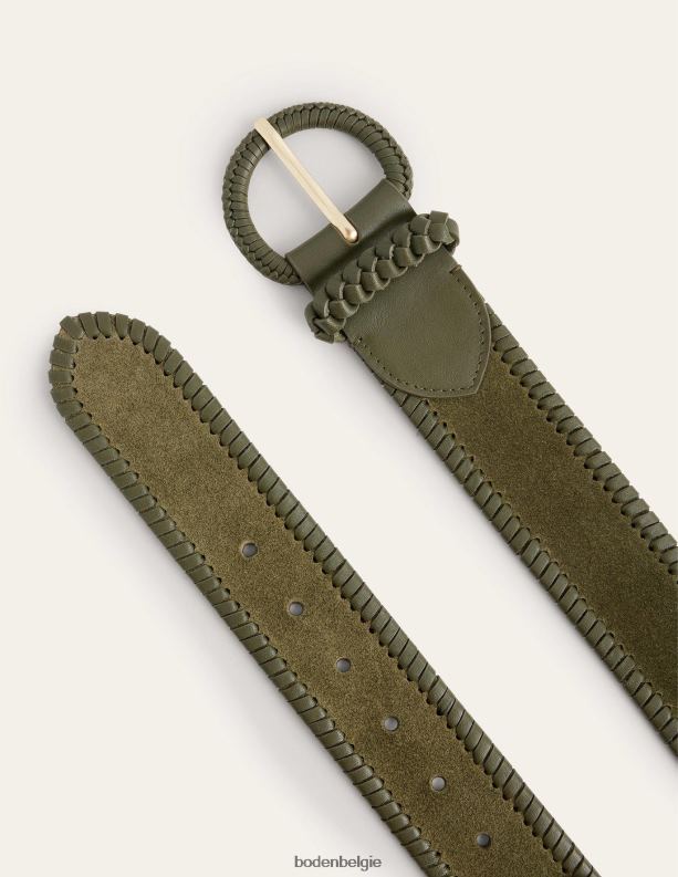 geweven tailleriem Boden X8VRNV2318 accessoire vrouwen khaki