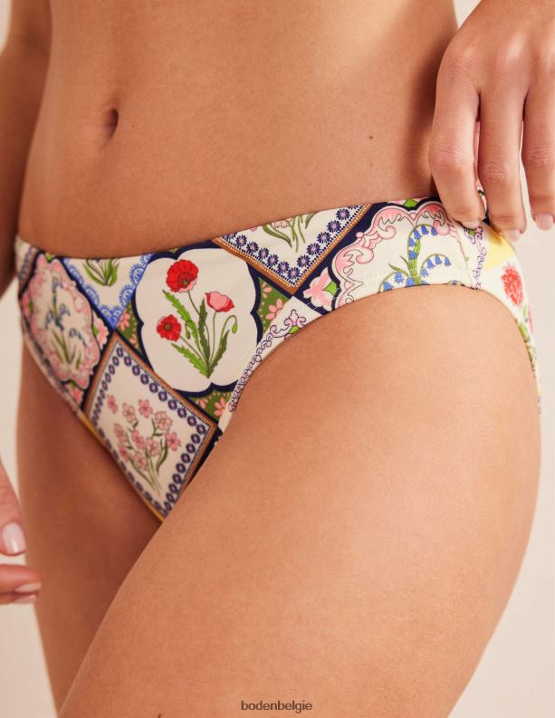 bikinibroekjes Boden X8VRNV1698 kleding vrouwen ivoor en wild klokje