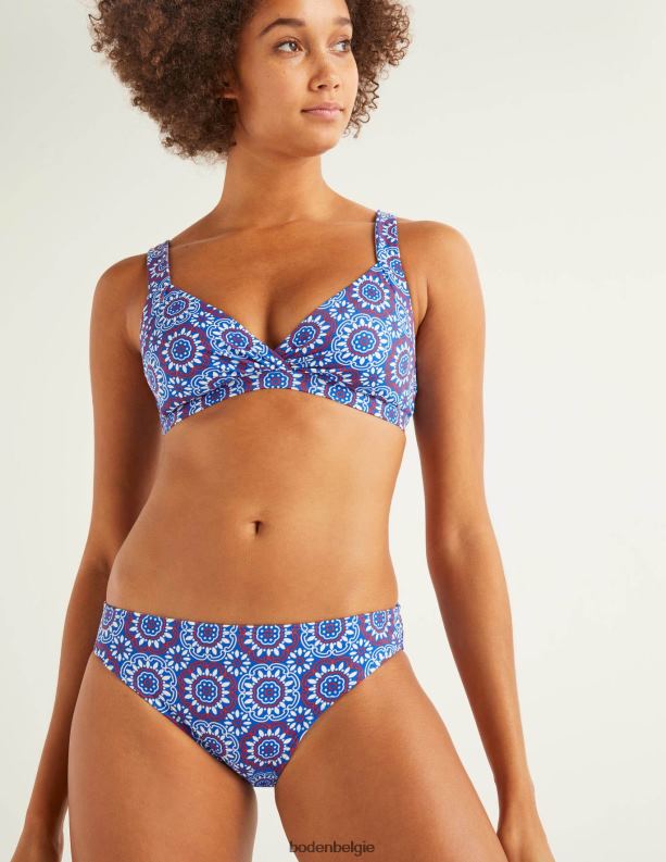bikinibroekjes Boden X8VRNV2055 kleding vrouwen edelblauw & zonnetegel klein