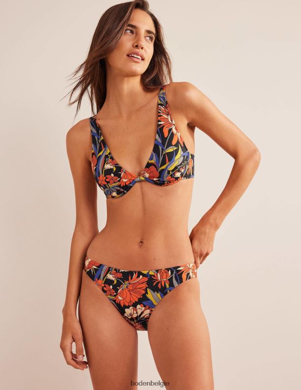 klassiek bikinibroekje Boden X8VRNV1872 kleding vrouwen nero & chrysant