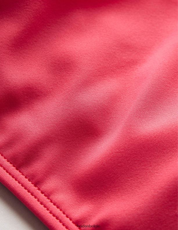 ondersteunende bandeau bikinitop Boden X8VRNV258 kleding vrouwen roze bes