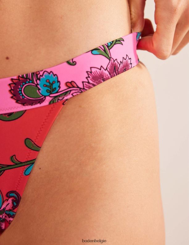 tanga bikinibroekje Boden X8VRNV305 kleding vrouwen kruidroze bloemig