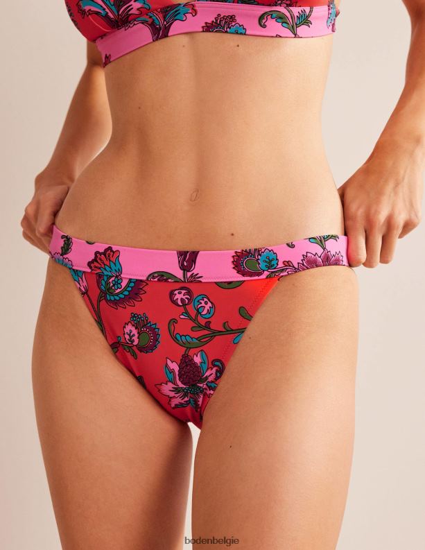 tanga bikinibroekje Boden X8VRNV305 kleding vrouwen kruidroze bloemig