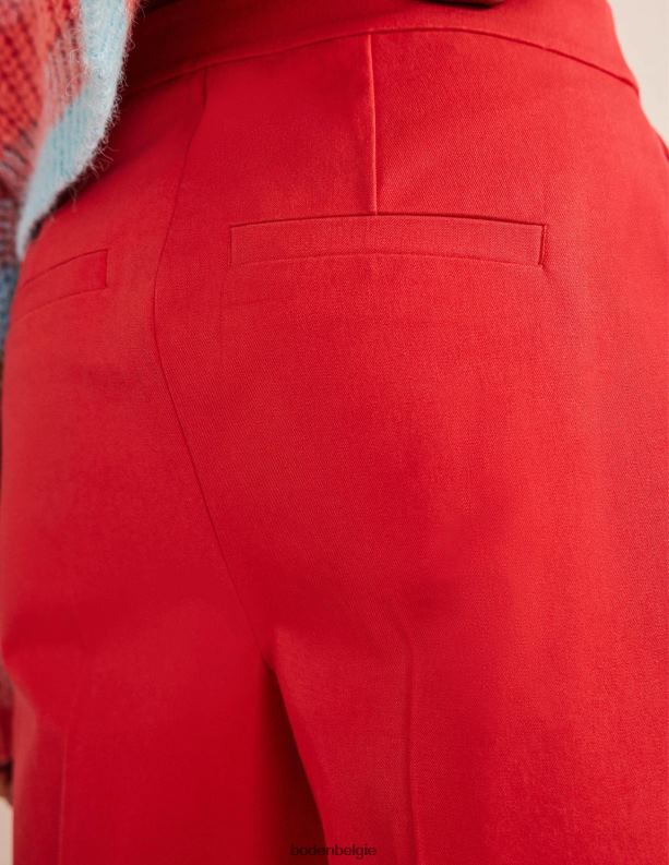 Toelopende bi-stretch broek Boden X8VRNV1434 kleding vrouwen camelia