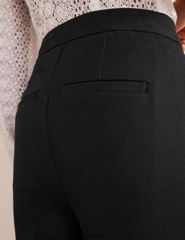 Toelopende bi-stretch broek Boden X8VRNV603 kleding vrouwen zwart