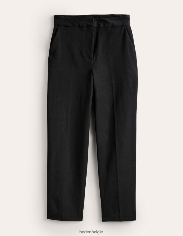 Toelopende bi-stretch broek Boden X8VRNV603 kleding vrouwen zwart