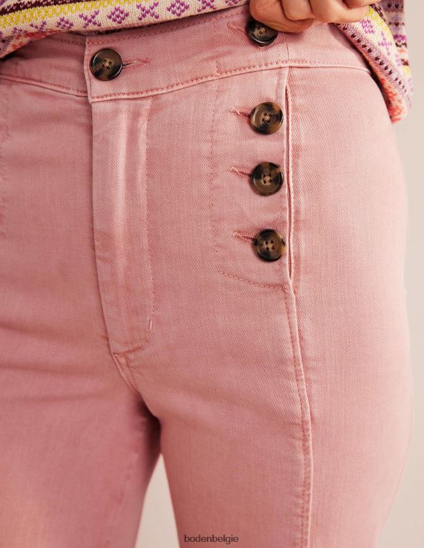 matrozenbroek met wijde pijpen Boden X8VRNV326 kleding vrouwen roze