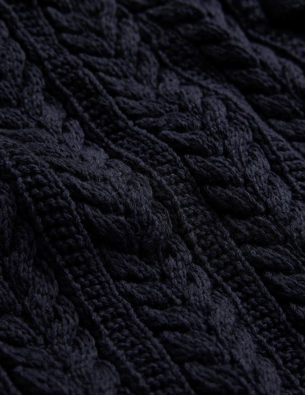 cropped vest met strikafwerking Boden X8VRNV632 kleding vrouwen marine