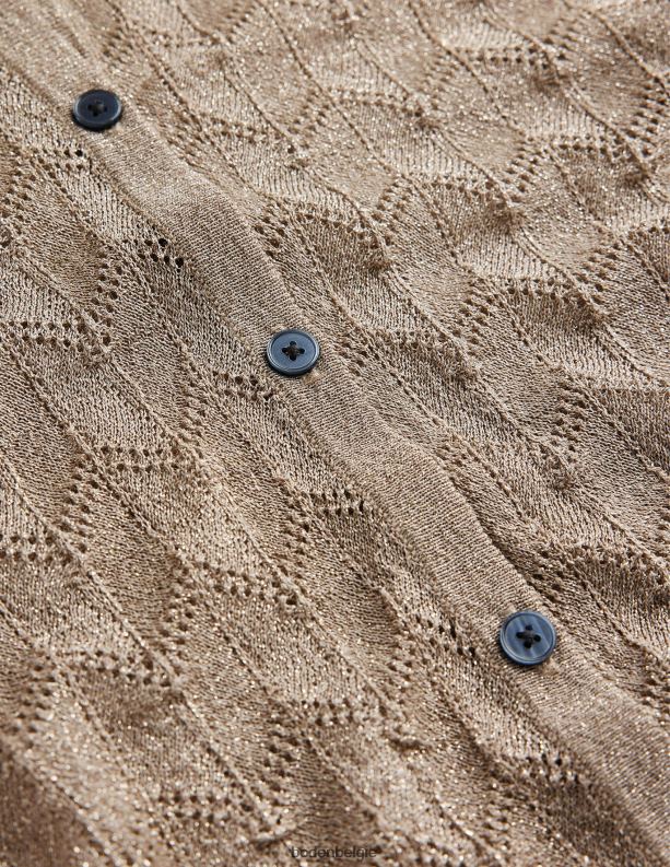 gebreid strandshirt Boden X8VRNV617 kleding vrouwen metalen steen