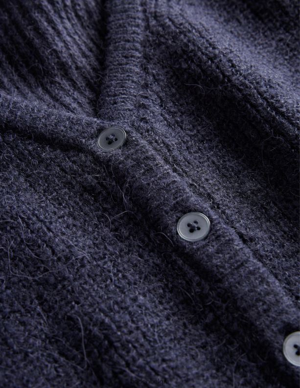 pluizig cropped vest Boden X8VRNV1177 kleding vrouwen marine