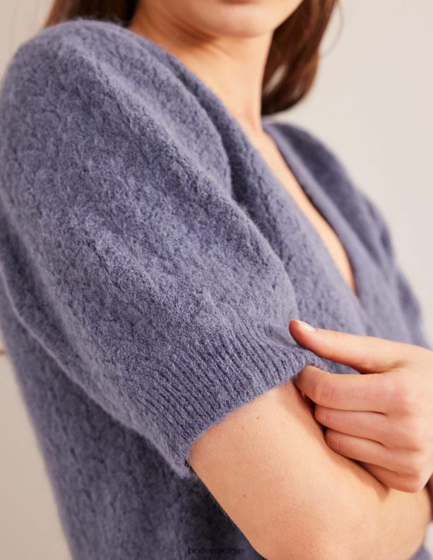 pointelle vest Boden X8VRNV1566 kleding vrouwen nachtschaduw blauw