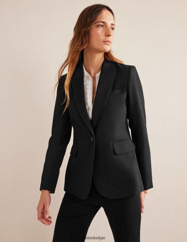 getailleerde blazer Boden X8VRNV675 kleding vrouwen zwart