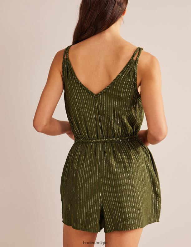 Griekse playsuit Boden X8VRNV1690 kleding vrouwen capulet olijf