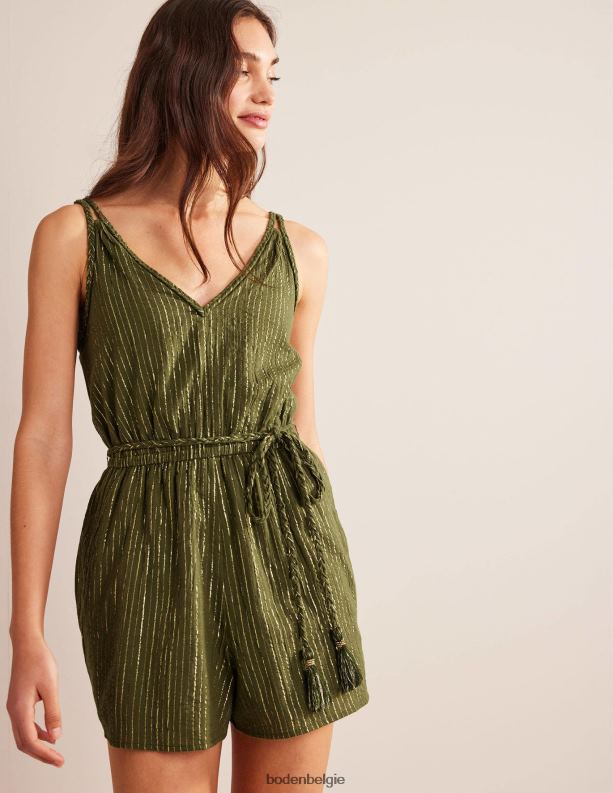 Griekse playsuit Boden X8VRNV1690 kleding vrouwen capulet olijf